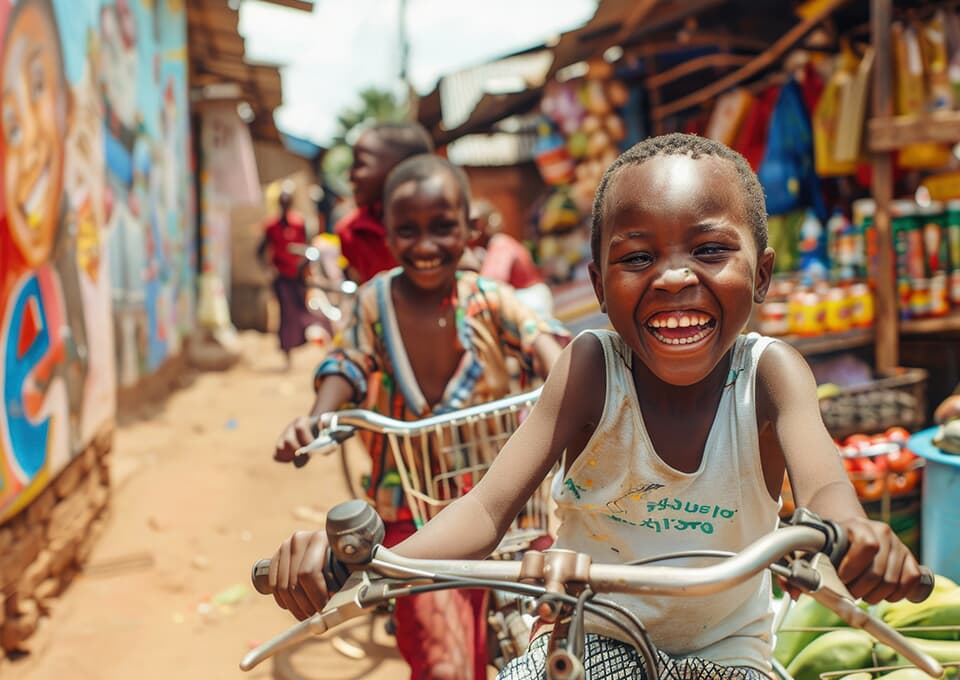 New clothes for highland children